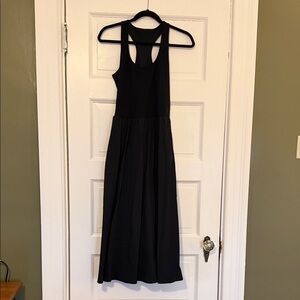 Elegant Black Sleeveless Dress - Sweaty Betty